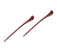 STOBAZA 2pcs Rosewood Dulcimer Practice Hammers Large Professional Dulcimer Parts with Bucket Brown for Musical Instrument Training