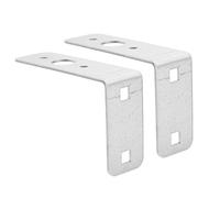 STOBAZA 2pcs Shaped Trailer Tail Light Mounting Brackets Weatherproof Support with Triangle Plate Design Durable Outdoor Utility Bracket for Truck Rv Boat Trailers