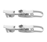 STOBAZA 2pcs Stainless Steel Toggle Latch Clamp with Leakproof Seal Hand Operated Quick Locking Bucket Hasp for Chemical Food Pharmaceutical Containers
