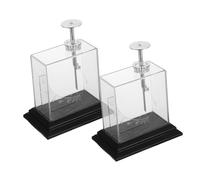 STOBAZA 2pcs Static Electricity Experiment Foil Detector Physics Education Tool for Junior High School Science Labs Hands Learning for Accurate Charge Detection