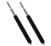 STOBAZA 2pcs Telescoping Stainless Steel Hand Pointer with Long Handle for Classroom Whiteboard Teaching and Presentation Tools for Teachers and Educators