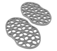 STOBAZA 2pcs Tpe Flexible Curling Hair Styling Brush Comb for Volume, Dark Grey Curl Define Brush for Salon and Home Use, Hair Curling and Twisting Tool