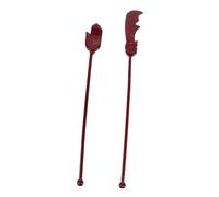 STOBAZA 2pcs Vintage for Buddhist Altars Handmade Carved Sticks for Temples and Spiritual Practices Enhance Serene Atmosphere and Experience