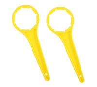 STOBAZA 2pcs Wear Resistant Plastic Bucket Lid Opener Tool for Pails Compact and Portable Cap Wrench for Food Industry and Industrial Use