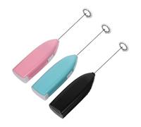 STOBAZA 3 Pcs Handheld Epoxy Resin Stirrer Electric Mixing Stick for DIY Crafts Spiral Cleaning Portable Tumbler Mixer in Blue