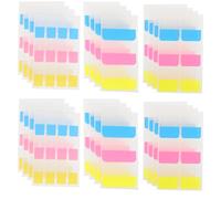 STOBAZA 3 Sets Self-Adhesive Page Marker Tabs with Sticky Flags for Book Annotation Office School and Home Use Small Medium Large for Easy Classification and Revision