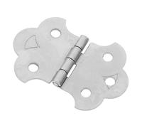 STOBAZA 3 String Metal Hinge Tailpiece Guitar Accessory with Screws Lightweight and Use Silver for Cigar Box Guitar for Repair and Maintenance
