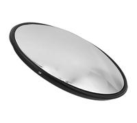 STOBAZA 30Cm Sensory Convex Mirror with Black Rim, Unbreakable Interactive Wall Mirror for Nursery and Daycare Classroom Decor, Visual Sensory for