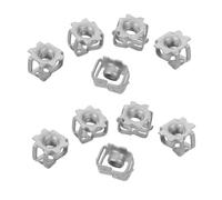 STOBAZA 30pcs Automotive Metal Trim Clips U Shaped Fasteners for Secure Interior Panel Attachment Fit for Various Car Models Durable Auto Metal Clip Kit