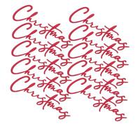STOBAZA 30pcs Christmas Paper Cake Decorations Side Edge Toppers for Holiday Baking Supplies Easy DIY Festive Ornaments for Winter Wonderland Party Desserts