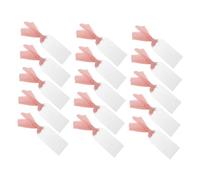 STOBAZA 30pcs Clear Acrylic Wedding Reserved Seating Signs with Ribbon Blank Name Tags for Table Seating Transparent Place Cards for Party Banquet Engagement and Family Gatherings