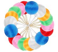 STOBAZA 30pcs Colorful Silk Pendant for Christmas Tree Decor Lightweight and Chic Ornaments for Home Office and Holiday Celebrations Random Colors