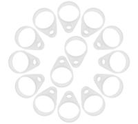 STOBAZA 30pcs Silicone Hearing Aid Lanyard Attachment Rings, 9mm Hole Anti-Lost Accessory, Prevent Loss and Keep Hearing Aid Firmly in Place for Seniors and Caregivers