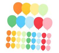 STOBAZA 36pcs Balloon Paper Cutouts for Bulletin Board Vibrant Classroom Decorations for Birthday Parties Carnival DIY Art Projects Easy to Install and Reusable Wall Decor