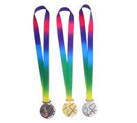 STOBAZA 3pcs Award Medals Basketball Sports Day Medals Party Prop