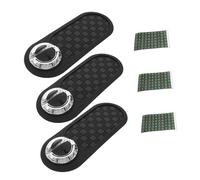 STOBAZA 3pcs Car Dashboard Organizer Mat with Anti-slip Phone Stand Rotatable Holder for Sunglasses Keys Parking Number Pad Multifunctional Auto Dashboard Accessories