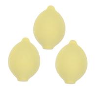 STOBAZA 3pcs Fruit Shaped Cosmetic Makeup Sponges Soft for Foundation Concealer Blush Dry and Wet Use Lemon Gentle Powder Application and Blending Tool for Women
