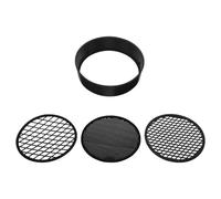 STOBAZA 3pcs Garden Soil Sieve with Fine Mesh Handheld Plastic Strainers for Science Education Particle Filtering for Soil Compost Sand and Rock Sifting and Easy to Clean