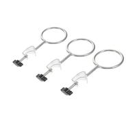 STOBAZA 3pcs Iron Support Rings Laboratory Retort Clamp Stands Experiment Equipment for High School Biology and Chemistry Test Bed Random Color