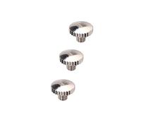 STOBAZA 3pcs Metal Trumpet Replacement Screws Brass Instrument Fixing Slide Finger Rings Lightweight Repair Parts for Trumpet Maintenance Silver