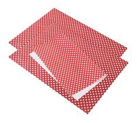 STOBAZA 3Pcs Red Plaid Wrapping Paper 50X70Cm with Polka Dot Pattern, Vintage Style Tissue Paper for Wedding, Valentine’S Day, Birthday and Holiday Packaging