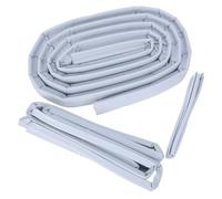 STOBAZA 3pcs Self Adhesive Window Weather Stripping for Sliding Plastic Steel Windows Noise Reduction Seal Strip with Wear Resistant Material Soundproof Insulation for Home Draft Excluder
