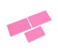 STOBAZA 3pcs Silicone Wax Seal Molds Set Flexible DIY Crafting Hemispheric Strip Moulds for Wedding Decorations Beginner Friendly Reusable Small Silicone Moulds for Seals and