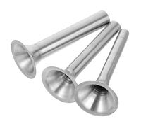 STOBAZA 3pcs Stainless Steel Sausage Filling Funnels Manual Meat Stuffer Tubes for Home and Professional Use Sausage Making Accessories Compatible with Various Stuffing Machines