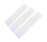 STOBAZA 3Pcs White Football Captain Armbands Multi-function Soccer Sleeve Bands for Team Sports Portable Flexible Lightweight Football Supply for Basketball and More