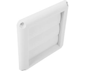 STOBAZA 4 Inch White Plastic Window Dryer Vent Cover with Sleek Unique Design, Withstand Wear and Tear, Improves Dryer Performance, House Vent Covers Exterior for Outdoor Use
