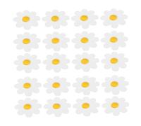 STOBAZA 40 Sheets Floral Daisy Paper Napkins for Birthday Party and Garden Gatherings Decorative Flower Shaped Napkins with Charming Design Convenient and Easy Cleanup for Wedding and