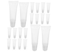 STOBAZA 48pcs Refillable Lip Gloss Tube 10ml Plastic Soft Squeeze Lip Balm Container with Glossy Surface and Smooth Interior for Sampling and Travel Use