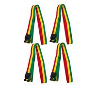 STOBAZA 4pcs African Snare Drum Shoulder Strap Belt Adjustable Design High Strength Nylon Material Excellent Load Bearing Capacity for Marching Band and Performance Settings