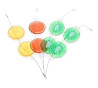 STOBAZA 4pcs Gel Ice Eye Masks PVC Cooling Cold Compress Eye Patches Fruit Pattern Reusable Sleeping Blindfolds for and Light Blocking