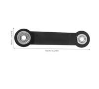 STOBAZA 4pcs Glider Bearing Arm Bracket Outdoor Furniture Replacement Hardware with Mounting Holes Silent Movement Corrosion Resistant for Garden Bench Rocker Hole Diameter