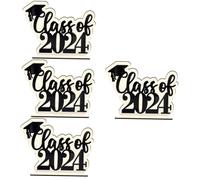 STOBAZA 4pcs Graduation Cap Tabletop Decor Graduation Season Centerpiece Creative Craft for End Exams Celebrations