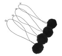 STOBAZA 4pcs Hanging Cat Balls Replacement Ball with Bell Stimulates Cat's Curiosity and Energy Sturdy Plush Lightweight Materials for Cat Trees and Scratching Posts