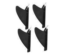 STOBAZA 4pcs Inflatable Paddleboard Fins Replacement with Easy Insert Buckle Enhanced Stability and Precise Steering Tail Rudder for Sup Kayak and Canoe Water Sports Accessories