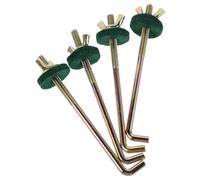 STOBAZA 4pcs Piano Pedal Screws Replacement Bolt Set for Acoustic Instrument Metal and Felt Construction, Sturdy and Smooth Pedal Connection, for DIY Piano Project Kit and Tuning