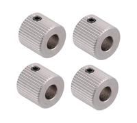 STOBAZA 4pcs Printer Extruder Feed Wheel Teeth with Inner Hole Lightweight Extrusion Wheel for Smooth Filament Grip and Reliable Printing Performance