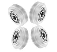 STOBAZA 4pcs Printer Pulley Wheels with Bearings Pom Large Replacement Wheels for Silent Low-friction Smooth Movement Compatible Printer Accessories for DIY and Ender Series