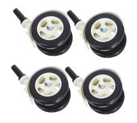 STOBAZA 4pcs Silent Wheel Walker Wheels Parts Replacement Accessories Helps Learn to Walk Smoothly Casters Accessories for Indoor Use