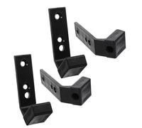 STOBAZA 4Pcs Wall Mounted Barbell Rack Heavy Duty Commercial Barbell Holders Weight Plates Storage for Garage Gym Fitness Equipment Organization
