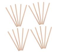STOBAZA 500pcs Wooden Coffee Stirrers Disposable Milk Mixing Sticks Natural Birch Wood Swizzle Rods for Hot and Cold Drinks Tea Cocktails Office Home Use