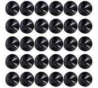 STOBAZA 50Pcs Black Pull Ring Suction Cups Strong Dovetail Sucker for Car Sunshade Window Blinds Heavy Duty Adsorption for Smooth and Textured Surfaces Easy Install Car Accessories
