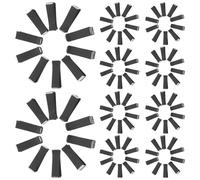 STOBAZA 50PCS Car Air Outlet Fragrance Clips Black Flat Surface Car Vent Diffuser Clips Vehicle Air Freshener Holder for Front Dash Vent for Driving