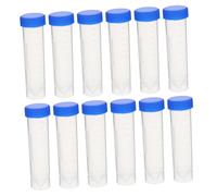 STOBAZA 50pcs Centrifuge Tubes with Screw Caps Vertical Stand Test Tubes for Laboratory Biochemistry and Molecular Biology Sample Storage and Experiment Use Random Color