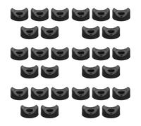 STOBAZA 50pcs Curved Plastic Saddle Washers for Walkers and Mobility Aids Id X Od Duckbill Spacers for Enhanced Stability and Anti-Slip Support Fit Round Pipes Furniture Connector Washers