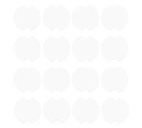 STOBAZA 50Pcs Folding Plastic Ring Display Discs Round Shape Earring Stand for Jewelry Collection