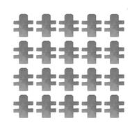 STOBAZA 50pcs Iron Cage Buckles for Pet Rabbit and Bird Cages Sturdy Door Fixing Accessories for Repairing and Securing for Indoor Use